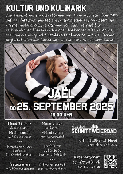 Jael - Livemusik - Kultur und Kulinarik