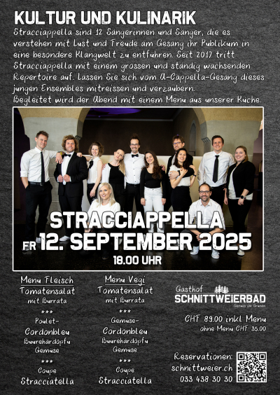 Stracciappella - Livemusik -Acapella