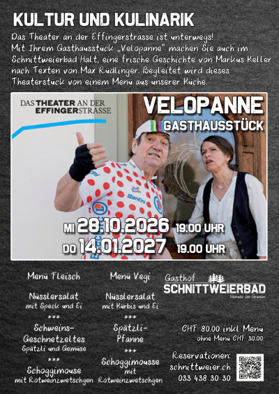 Velopanne - Theater Effingerstrasse - Gasthausstück