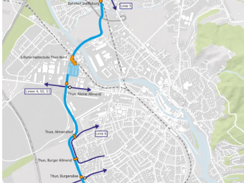 Stadt Thun/Gemeinde Steffisburg; Gemeinsame Kurzmitteilung Versuchsbetrieb Buslinie Thun - Steffisburg