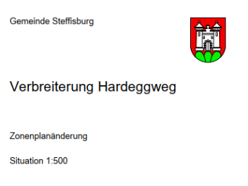 Öffentliche Planauflage Gemischt-Geringfügige Änderung des Zonenplans