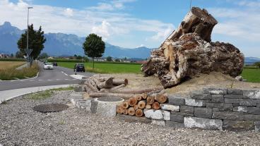 Wildbienenkreisel neugestaltet, Sommer 2020