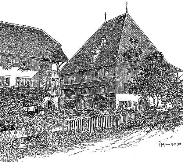 Die Höchhüser, Oktober 1908