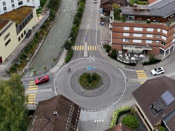 Bauarbeiten Zulgstrasse für Abwassernetz und Tangentiallinie